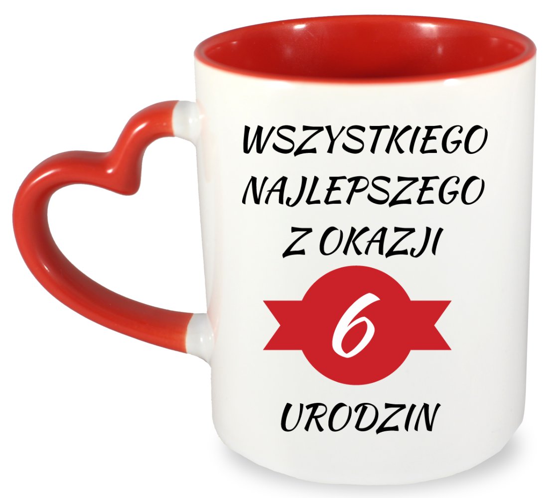 Prezent Na 6 Urodziny Dla Chłopca Kubek prezent na 6 urodziny + imię, wersja 2 - Inna marka | Sklep EMPIK.COM