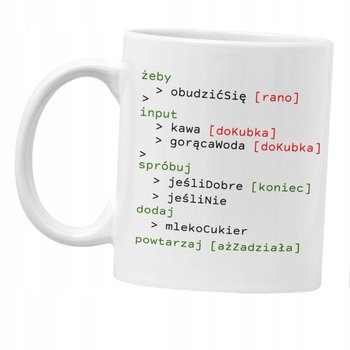 Kubek PROGRAMISTY programista informatyka kawa programowanie / Kubeczkovo - Inny producent