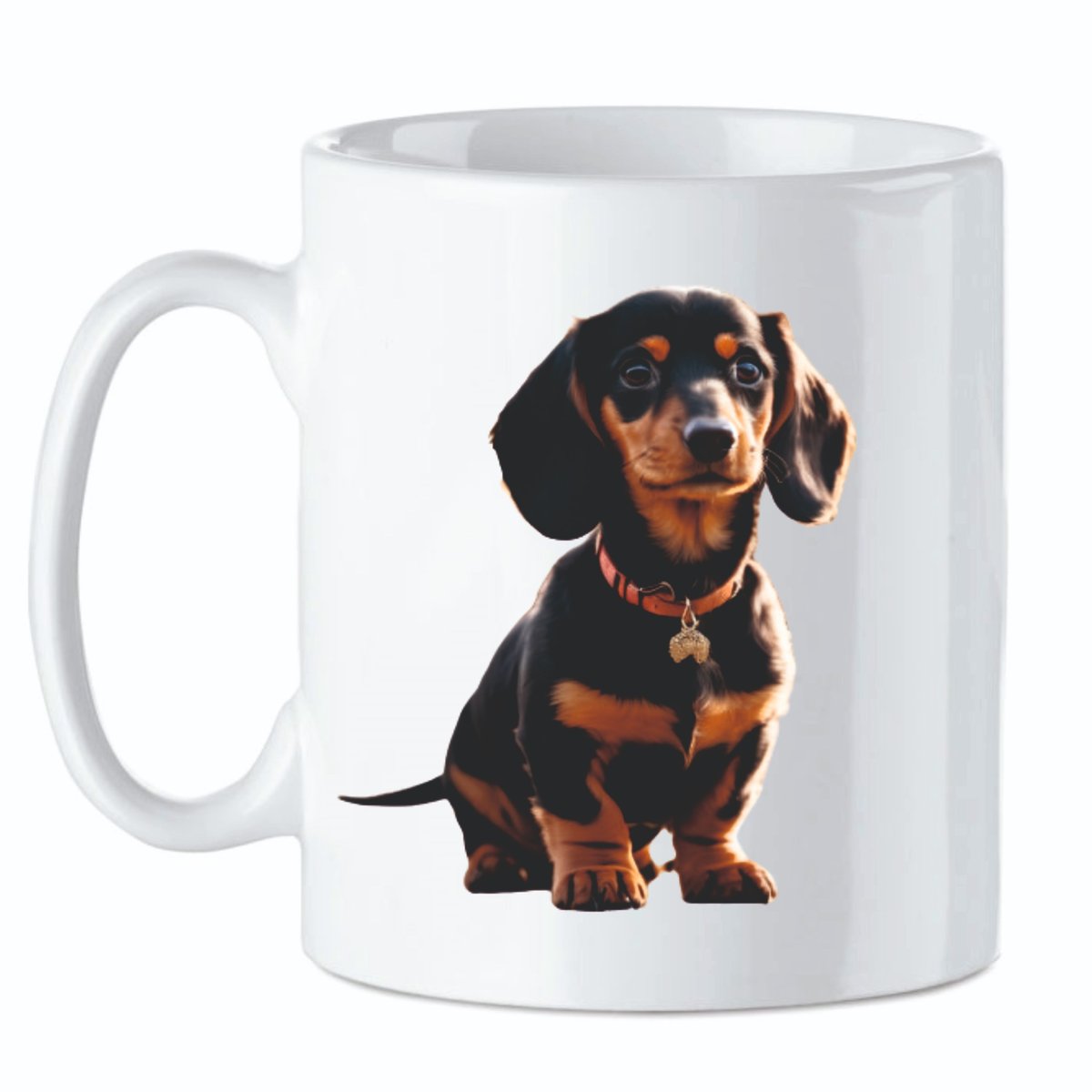 Kubek Rasy Psów Jamnik Prezent Upominek Imię Pupila + Pudełko Inna marka Sklep