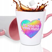 Kubek Róż Latte Małe Prezent KIND TO YOUR MIND Wz