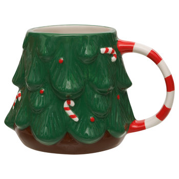 Kubek, Santa's Factory, Choinka, Zielony, 425 ml - Empik