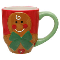 Kubek, Santa's Factory, Ciastek, Czerwony, 525 ml