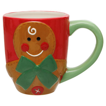 Kubek, Santa's Factory, Ciastek, Czerwony, 525 ml - Empik