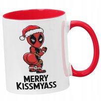 Kubek Świąteczny Śmieszny Na Święta Deadpool Merry Kissmyass