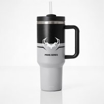 Kubek Termiczny 1200 ml Szczelny TERMOS na Kawę Szary Diablo Nightwolf Moon