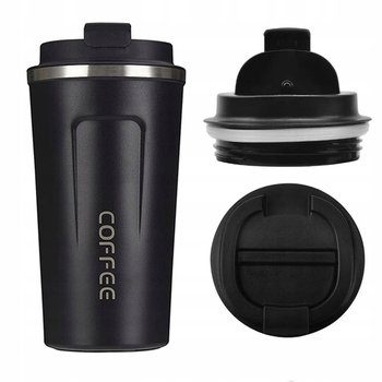 Kubek termiczny 380ml Czarny Termos na kawę herbatę zimne napoje - Rege Parts