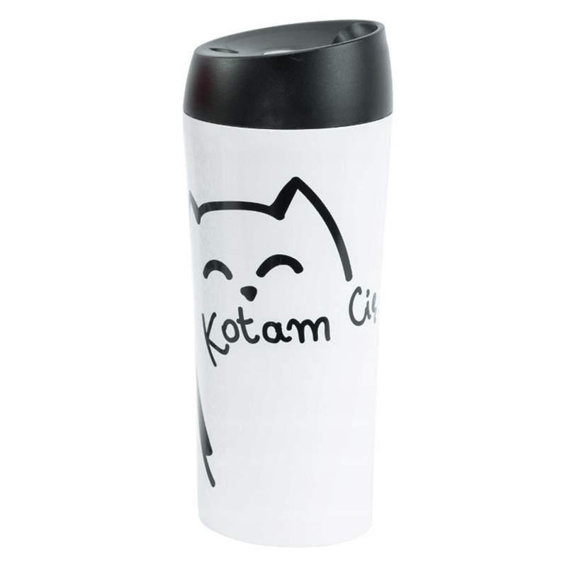 Kubek termiczny Ambition Love Kotam Cię 400 ml