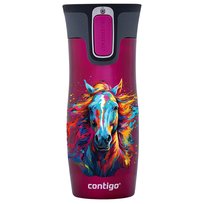 Kubek Termiczny Contigo West Loop 2.0 470Ml - Koń - Malinowy