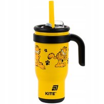 Kubek termiczny dla dzieci 530ml ze stali nierdzewnej żółty Garfield Kite