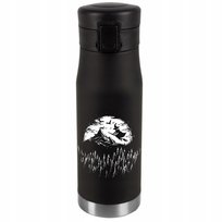 Kubek Termiczny Grawer Prezent Imieniny Urodziny Srebrny CZAROWNICA 013