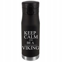 Kubek Termiczny Grawer Prezent Imieniny Urodziny Srebrny KEEP CALM 031