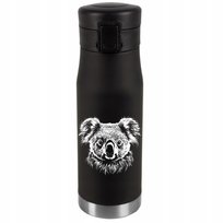 Kubek Termiczny Grawer Prezent Imieniny Urodziny Srebrny MIŚ KOALA 050