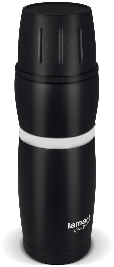 Kubek termiczny LAMART Cup LT4052, czarny/biały, 480 ml