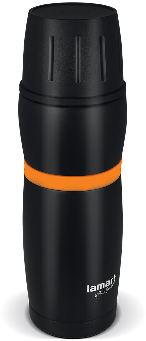 Kubek termiczny LAMART Cup LT4054, czarny/pomarańczowy, 480 ml