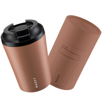 Kubek Termiczny na kawę ze stali nierdzewnej Simply Cup BPA FREE - Mocha Mousse 340 ml - Ragsy