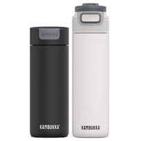 Kubek termiczny Olympus 500ml, butelka termiczna Elton Insulated 600ml zestaw termiczny Kambukka Black & Pure