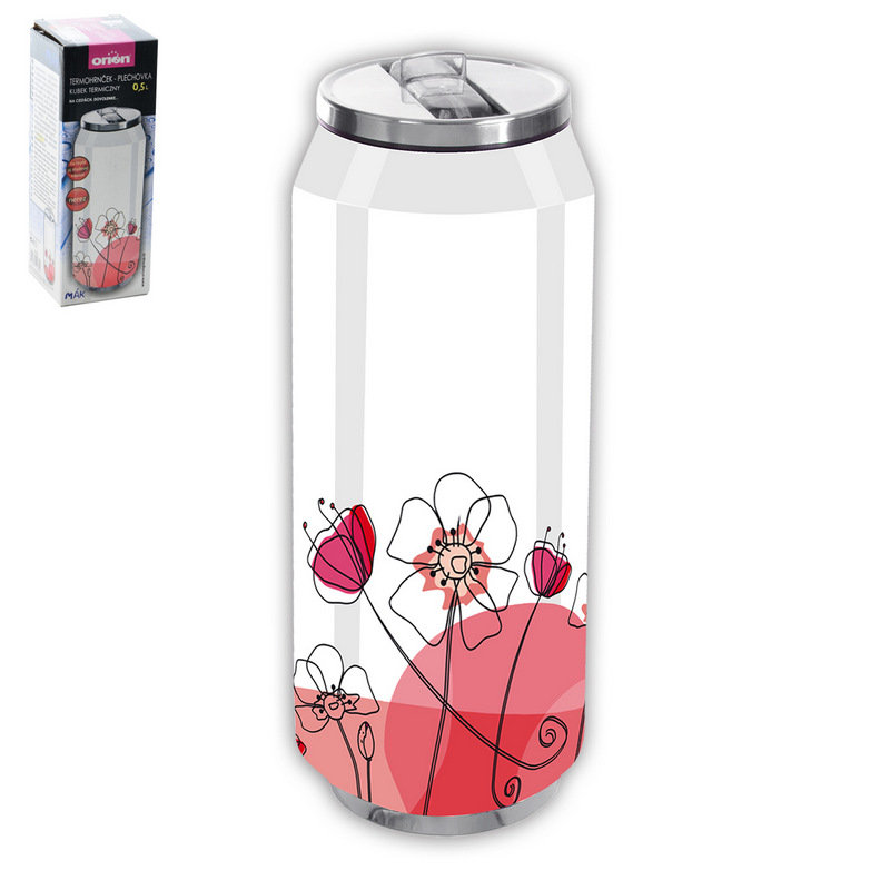 Kubek termiczny ORION Puszka Maki, 500 ml