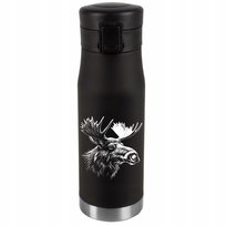 Kubek Termiczny Personalizacja Prezent Imieniny Urodziny Srebrny ŁOŚ 046