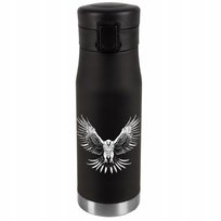 Kubek Termiczny Personalizacja Prezent Imieniny Urodziny Srebrny ORZEŁ 041