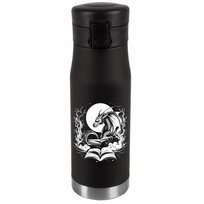 Kubek Termiczny Personalizacja Prezent Imieniny Urodziny Srebrny SMOK 006