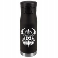 Kubek Termiczny Personalizacja Prezent Imieniny Urodziny Srebrny WIKING 002