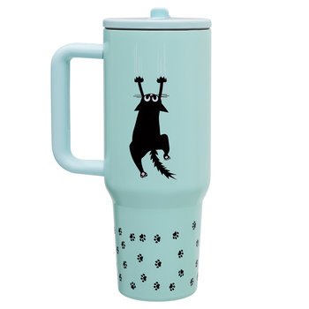 Kubek Termiczny, Purrrfect School, Kot, Słomka, 1 L - Inny producent