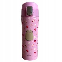 Kubek termiczny Pusheen termos MPM 350 ml różowy serca babeczki MPM