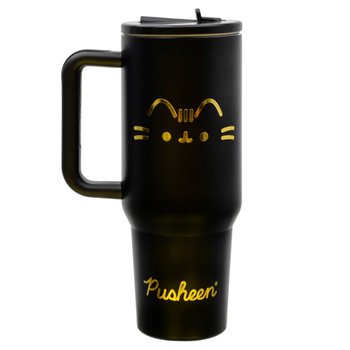 Kubek Termiczny, Pusheen Winter, Czarny, 1 L - Empik