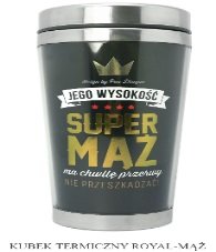 KUBEK TERMICZNY ROYAL MĄŻ