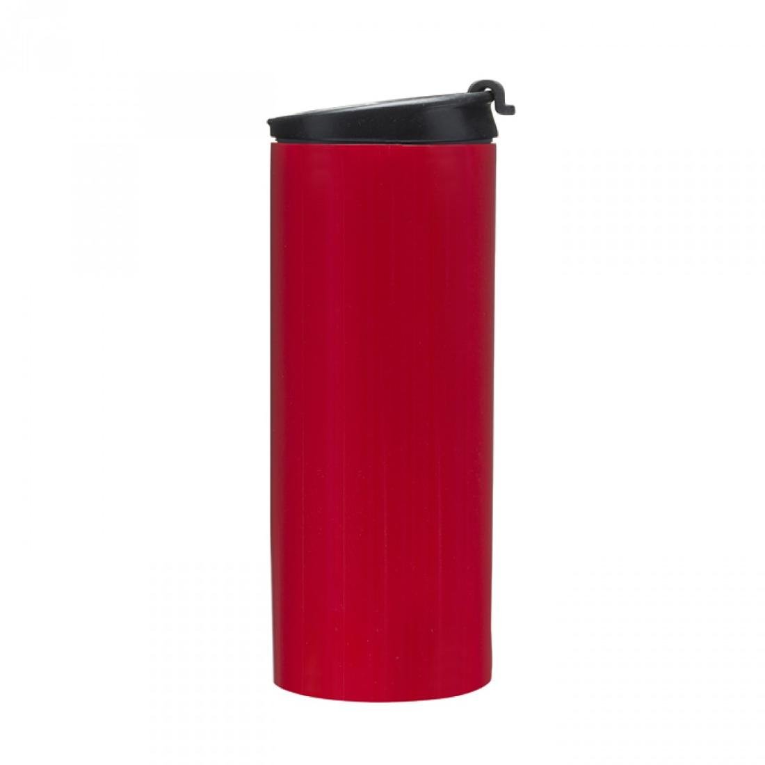 Kubek termiczny samochodowy SAGAFORM Cafe, czerwony, 0,35 l