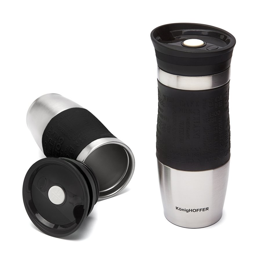 Kubek termiczny TADAR Loara Black, 400 ml