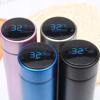 Kubek Termiczny Termos Ze Stali Nierdzewnej Z Wyświetlaczem Led - Rafeex