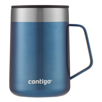 Thermal mug Contigo Transit (Metra) 470ml Silver Steel  NIEUŻYWANE  KATEGORIE \ KONFIGURATOR NIEUŻYWANE KATEGORIE \ Black Week \ DLA NIEJ  NIEUŻYWANE KATEGORIE \ Black Week \ DLA NIEGO Thermal mug colours. \