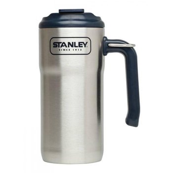 Kubek termiczny z uchwytem STANLEY Adventure, srebrny, 470 ml - Stanley