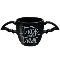 Kubek Trick, Halloween, Trick Or Treat, Czarny, 300 Ml