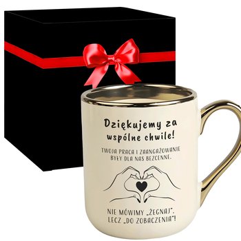KUBEK W PUDEŁKU PREZENT ZOKAZJI POŻEGNANIA ODEJŚCIA KOLEŻANKI Z PRACY SERCE - Wyczaruj prezent
