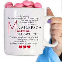 KUBEK XXL 890ML DLA MAMY PREZENT DZIEŃ MATKI NAJLEPSZA MAMA NA ŚWIECIE