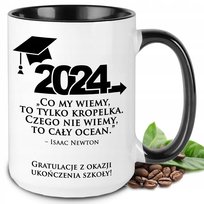 KUBEK XXL BIAŁY PREZENT DLA ABSOLWENTÓW Z OKAZJI UKOŃCZENIA SZKOŁY RÓZNE WZ