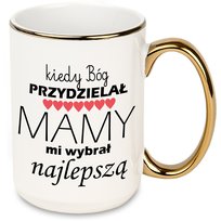 KUBEK XXL DLA MAMY PREZENT DZIEŃ MATKI PRZYDZIELAŁ MAMY MI WYBRAŁ NAJLEPSZĄ