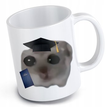 Kubek z chomiczkiem chomiczek licencjat sztudia zaliczenie student uniwerek - Kubkotwórnia