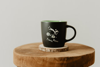 Kubek z GRAWEREM! 350 ml! Wzór dla Rowerzysty Kolarza/ Duży ceramiczny kubeczek. Grafika Wypalona w KUBKU! - Inny producent