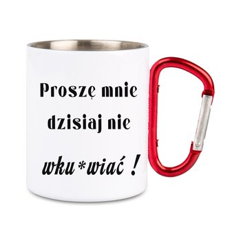 Kubek z karabińczykiem czerwonym Chamski Tekst MBICZ-CHT-01 - Inny producent