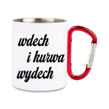 Kubek z karabińczykiem czerwonym Chamski Tekst MBICZ-CHT-14 - Inny producent