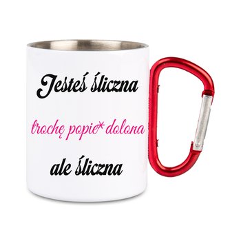 Kubek z karabińczykiem czerwonym Chamski Tekst MBICZ-CHT-15 - Inny producent