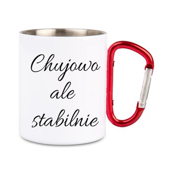 Kubek z karabińczykiem czerwonym Chamski Tekst MBICZ-CHT-17 - Inny producent