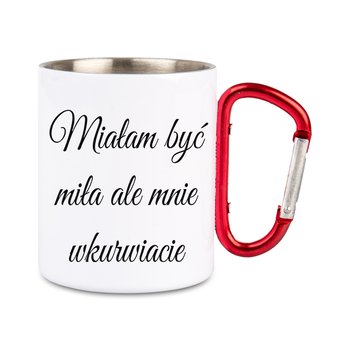 Kubek z karabińczykiem czerwonym Chamski Tekst MBICZ-CHT-18 - Inny producent