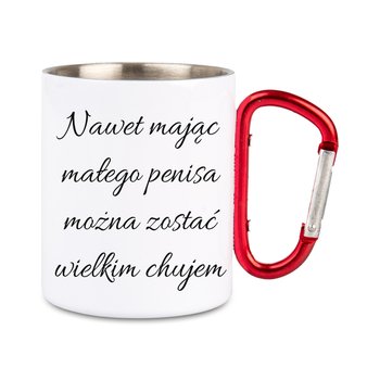 Kubek z karabińczykiem czerwonym Chamski Tekst MBICZ-CHT-19 - Inny producent