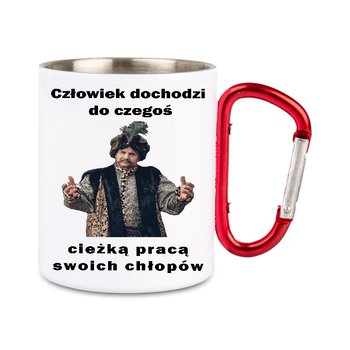 Kubek z karabińczykiem czerwonym  serial 1670  MBICZ-1670-004 - Inny producent