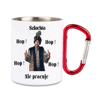 Kubek z karabińczykiem czerwonym  serial 1670  MBICZ-1670-006 - Inny producent