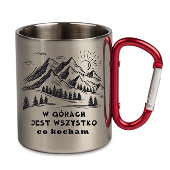 Kubek z karabińczykiem, Góry, Prezent MCZE-GR-005 - Inny producent